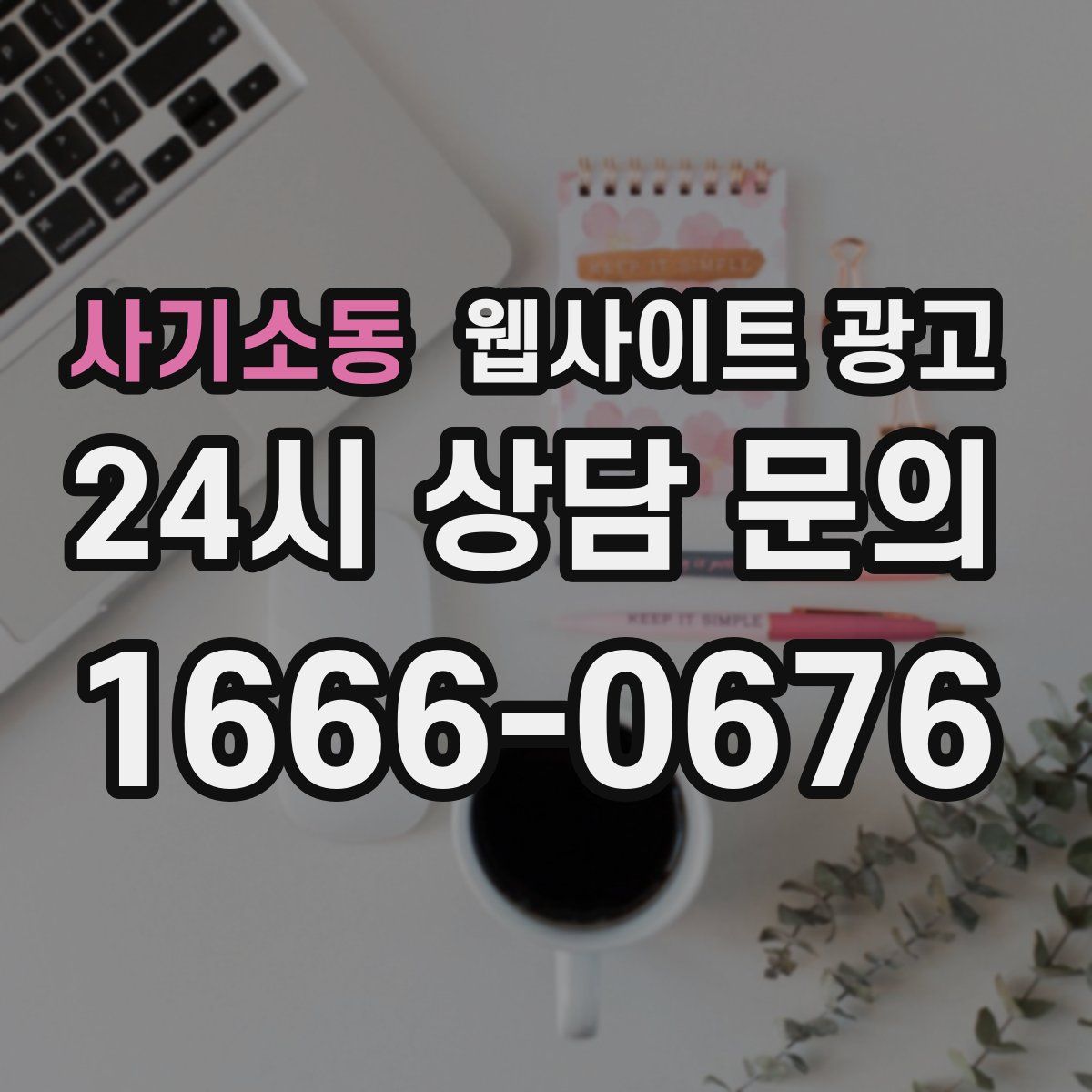 사기소동 웹사이트 광고