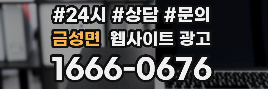 금성면 웹사이트 광고