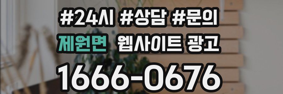 제원면 웹사이트 광고