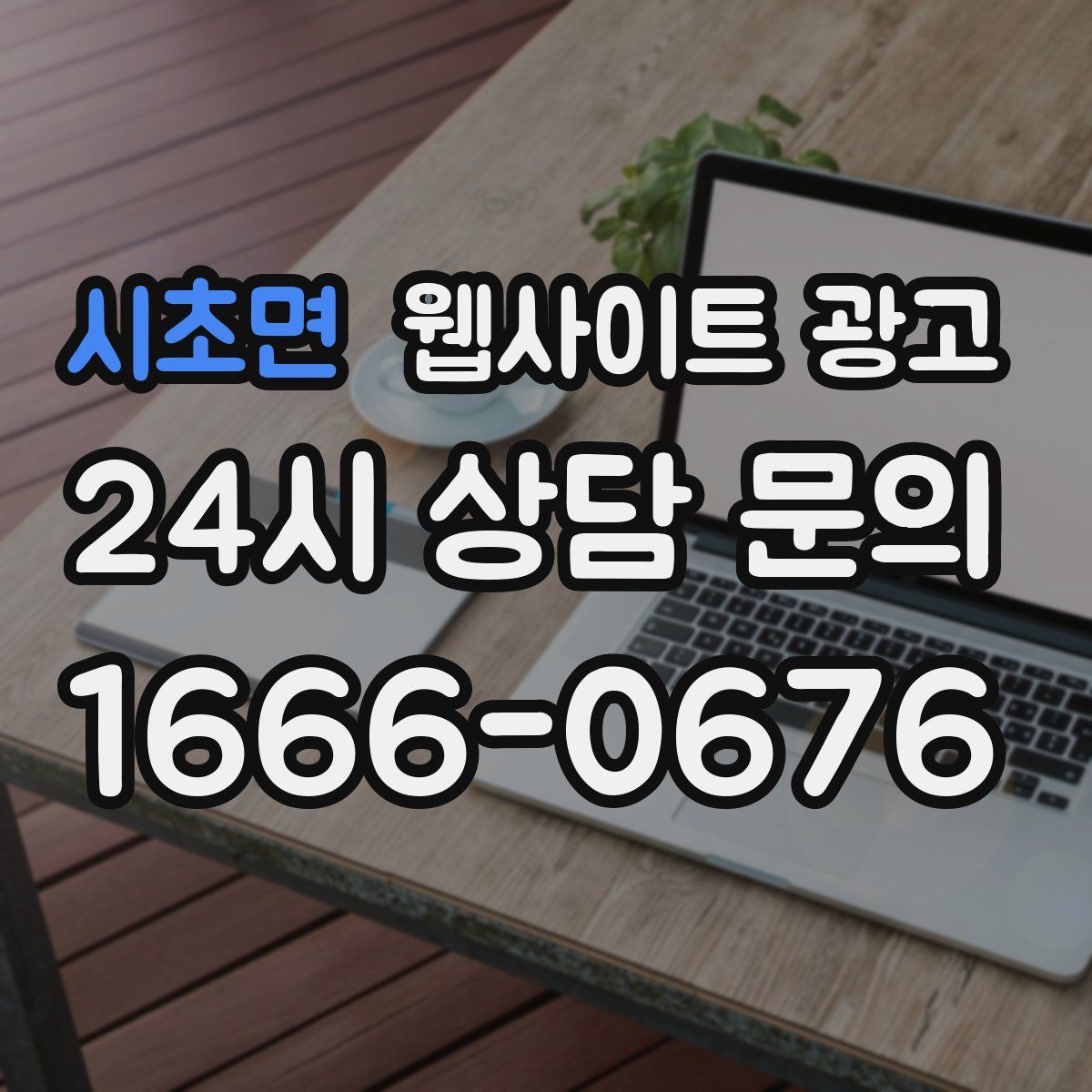 시초면 웹사이트 광고
