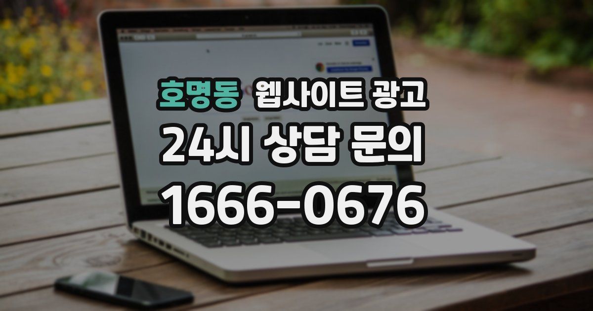 호명동 웹사이트 광고