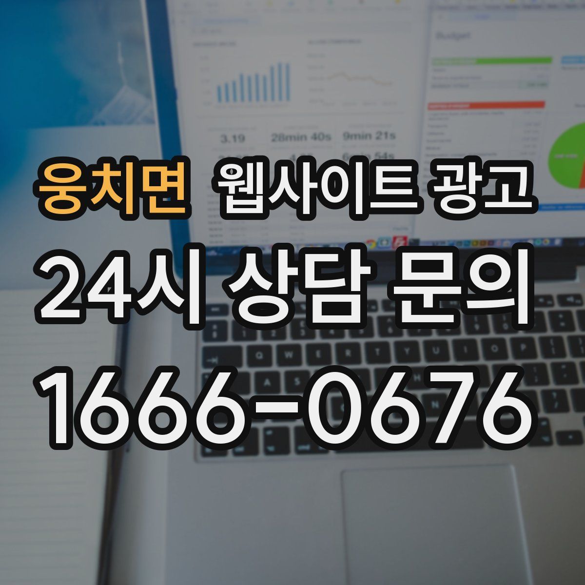 웅치면 웹사이트 광고