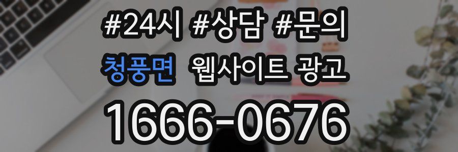 청풍면 웹사이트 광고