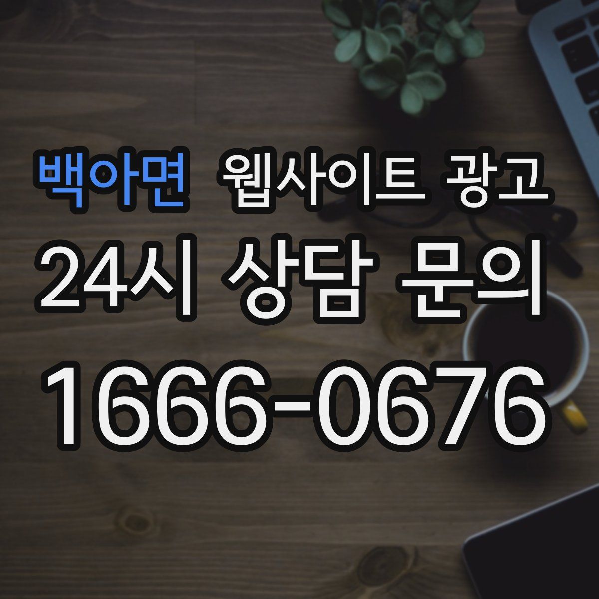 백아면 웹사이트 광고