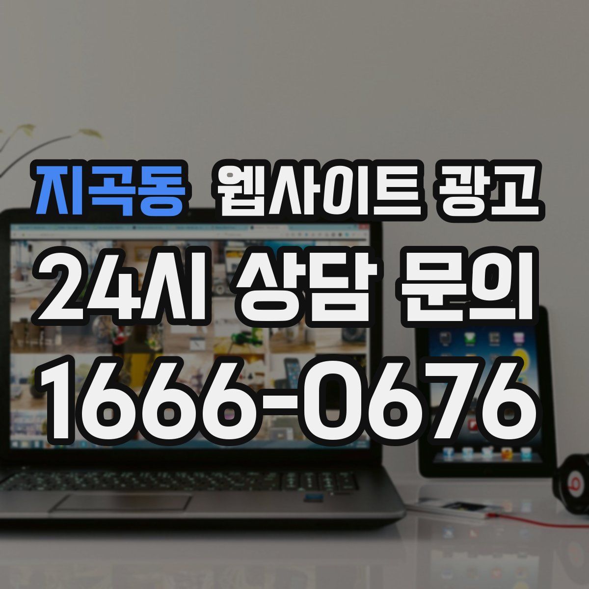 지곡동 웹사이트 광고
