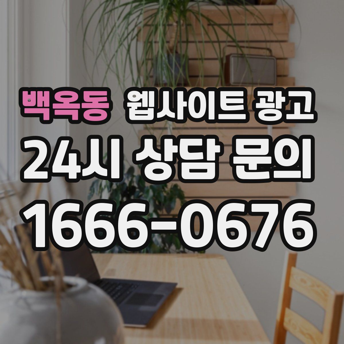 백옥동 웹사이트 광고