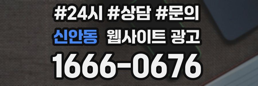 신안동 웹사이트 광고