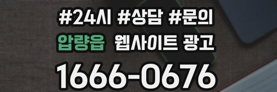 압량읍 웹사이트 광고