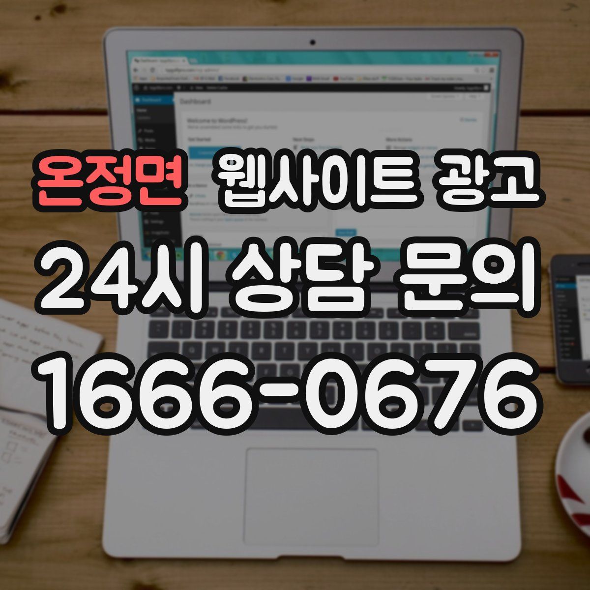 온정면 웹사이트 광고