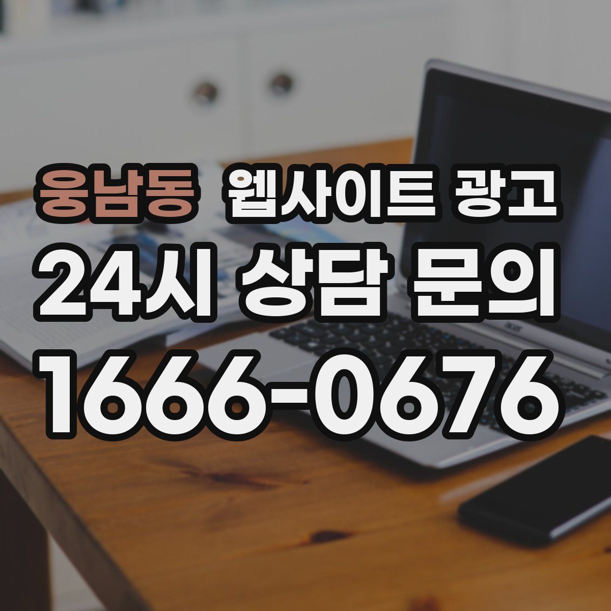웅남동 웹사이트 광고