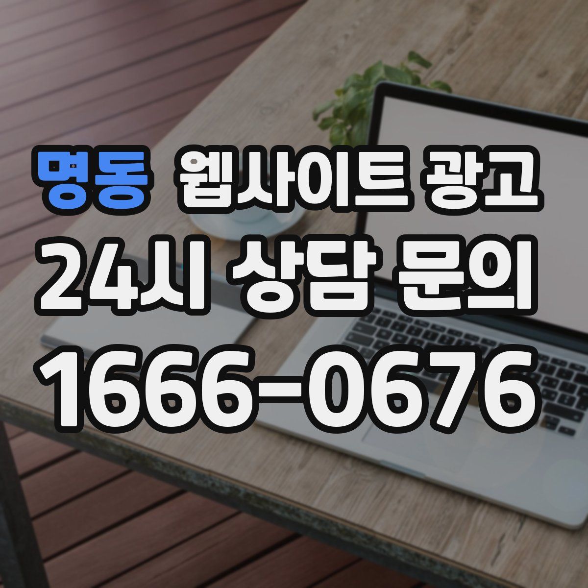 명동 웹사이트 광고