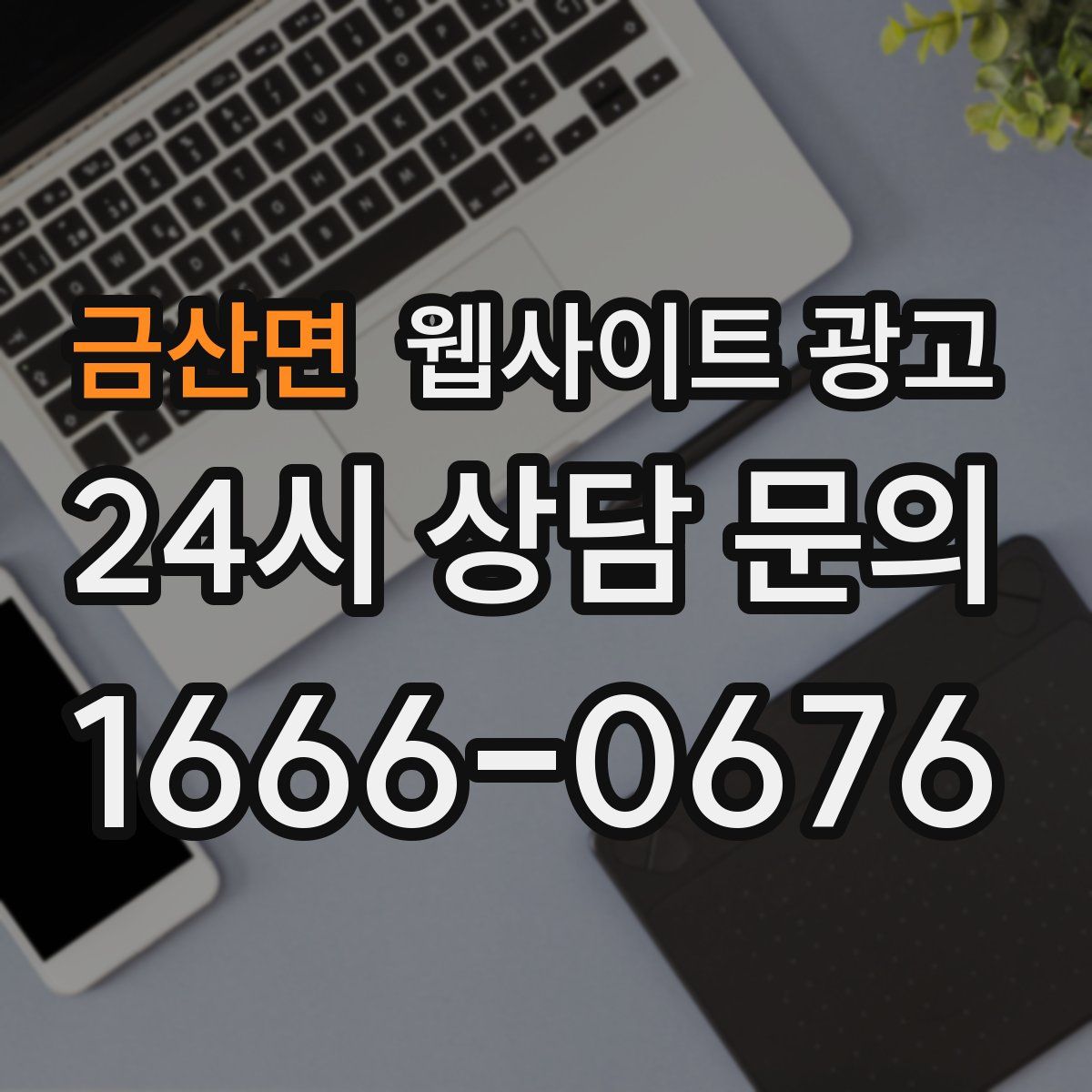 금산면 웹사이트 광고