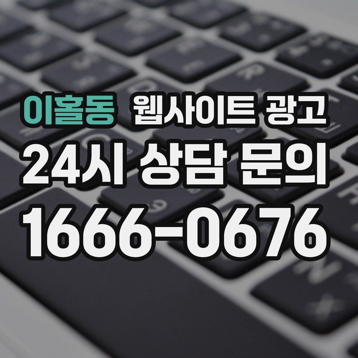 이홀동 웹사이트 광고