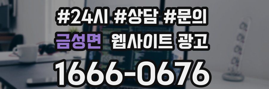 금성면 웹사이트 광고