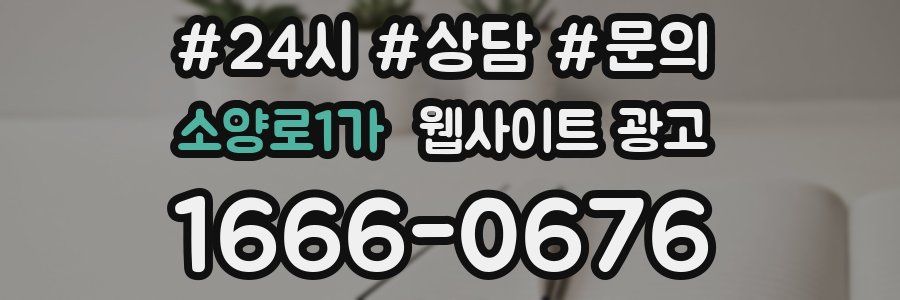 소양로1가 웹사이트 광고