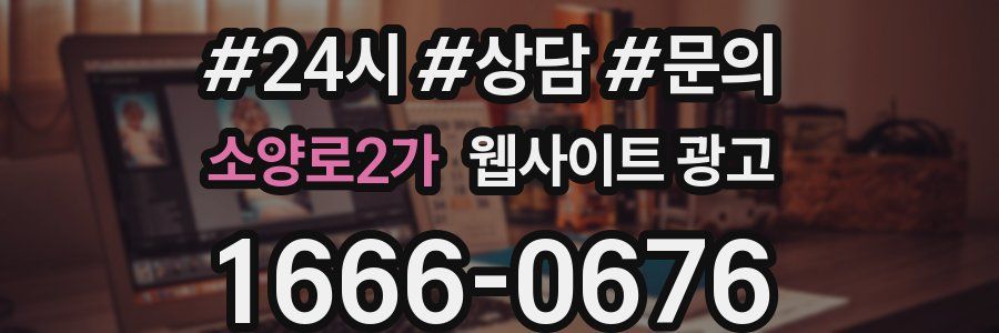 소양로2가 웹사이트 광고