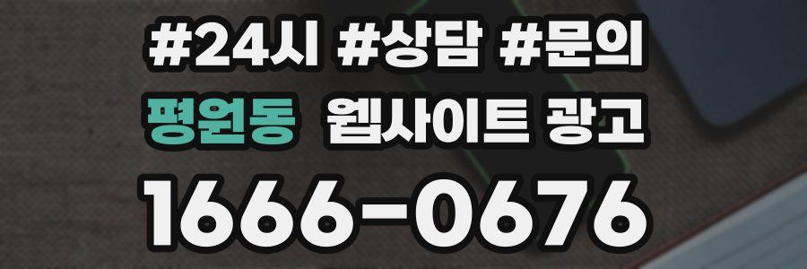 평원동 웹사이트 광고