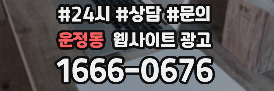 운정동 웹사이트 광고