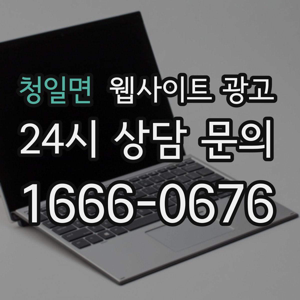 청일면 웹사이트 광고