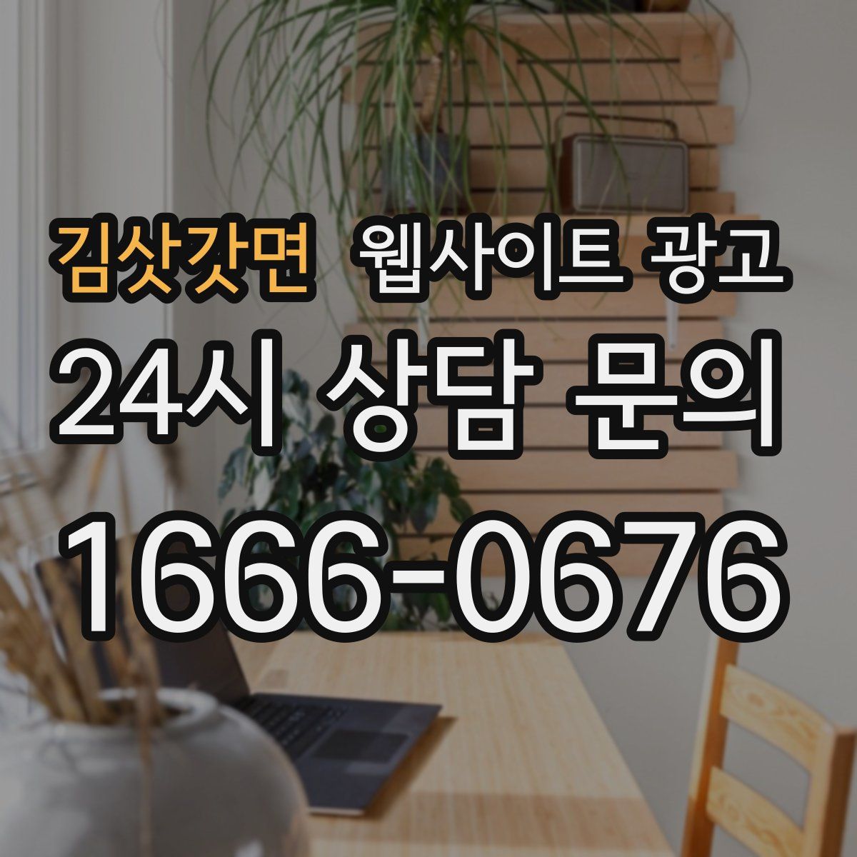 김삿갓면 웹사이트 광고