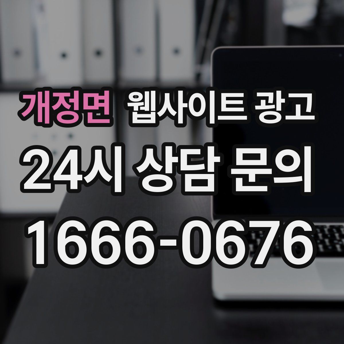 개정면 웹사이트 광고