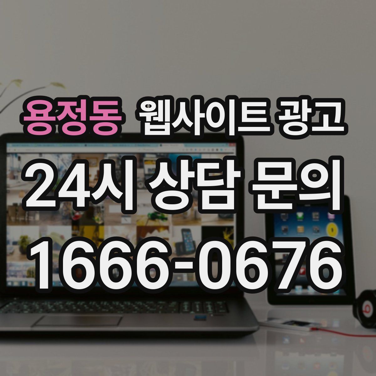 용정동 웹사이트 광고