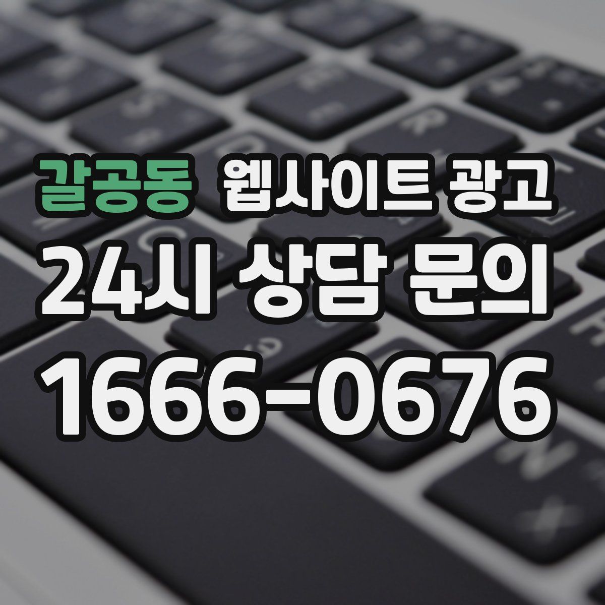 갈공동 웹사이트 광고