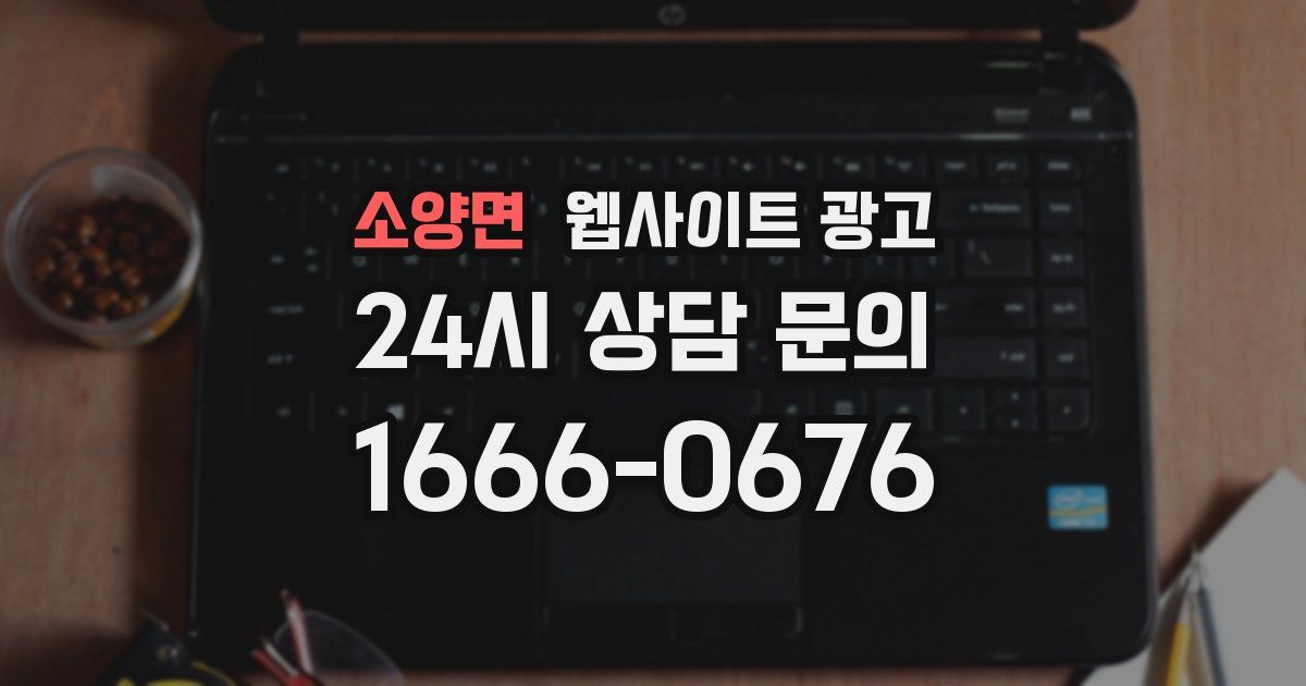 소양면 웹사이트 광고