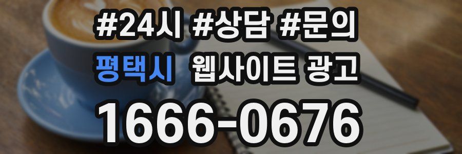 평택시 웹사이트 광고