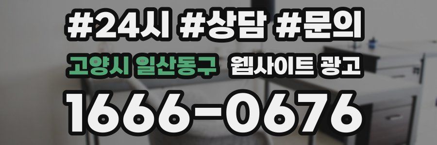고양시 일산동구 웹사이트 광고