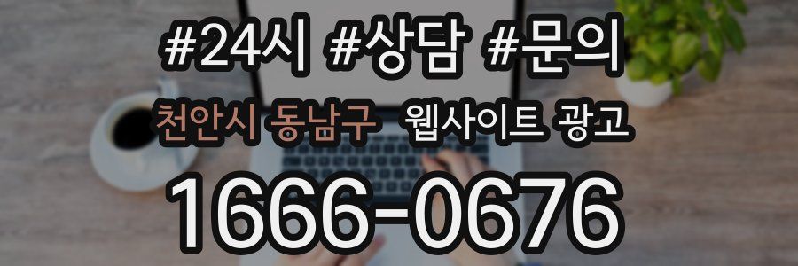 천안시 동남구 웹사이트 광고