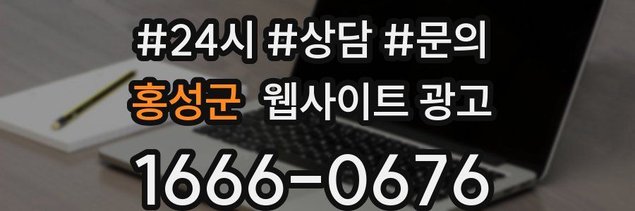 홍성군 웹사이트 광고