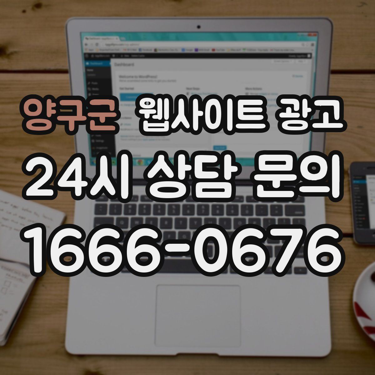 양구군 웹사이트 광고