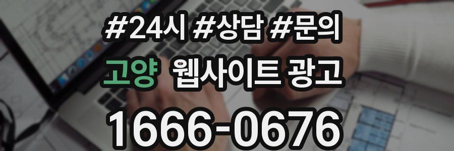 고양 웹사이트 광고