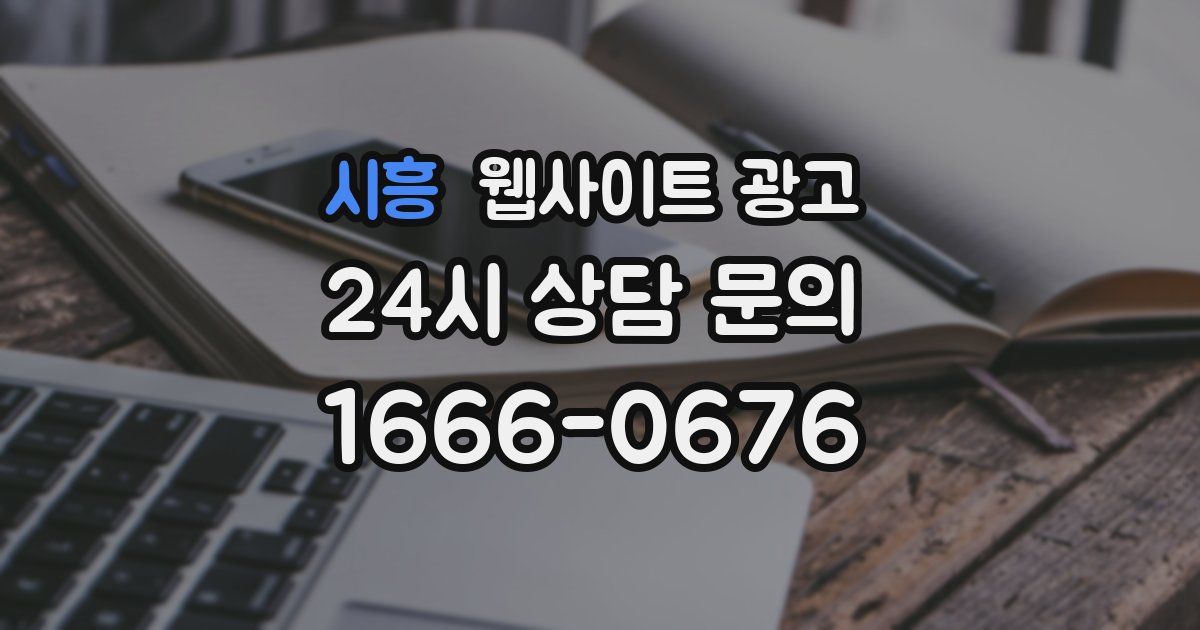 시흥 웹사이트 광고