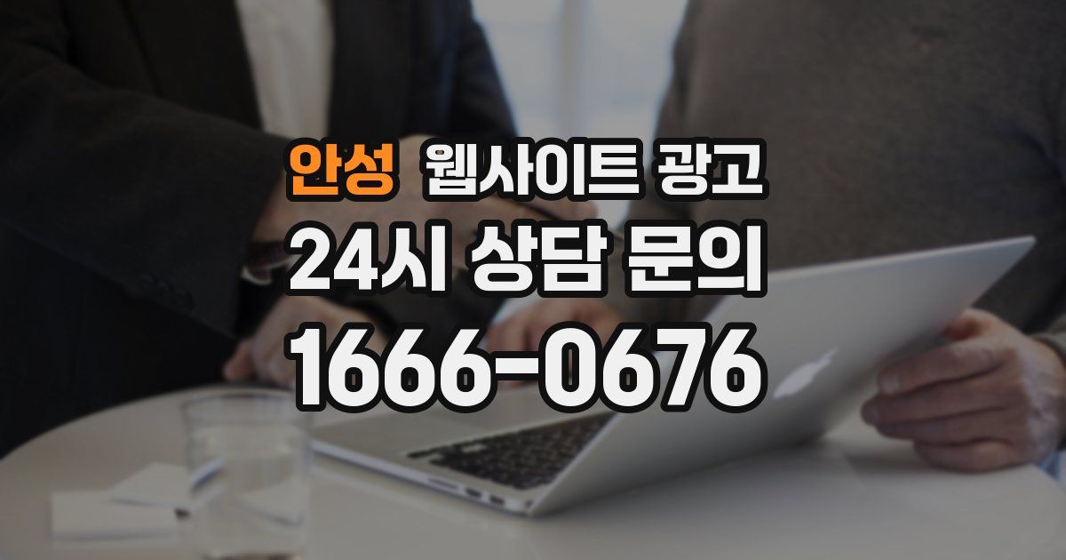 안성 웹사이트 광고
