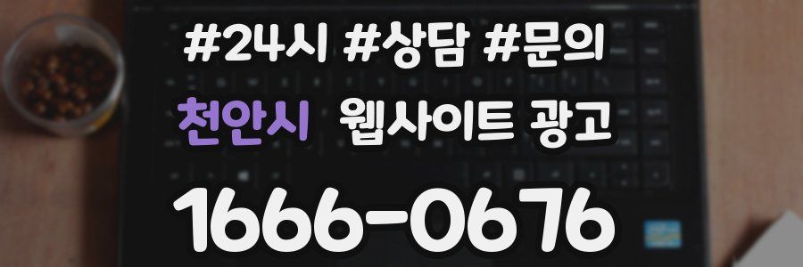 천안시 웹사이트 광고