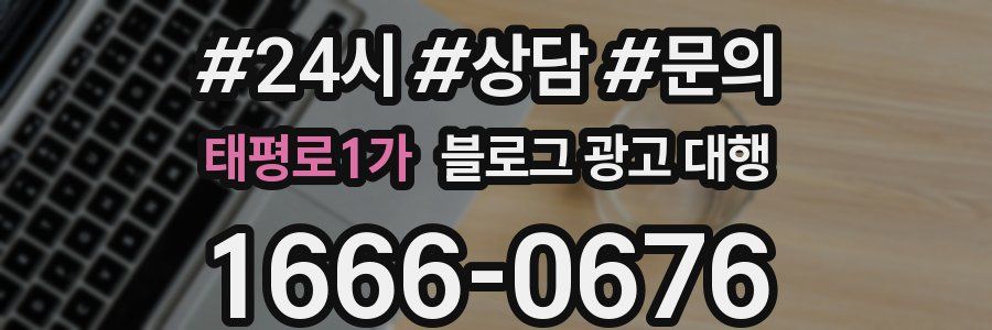 태평로1가 블로그 광고 대행