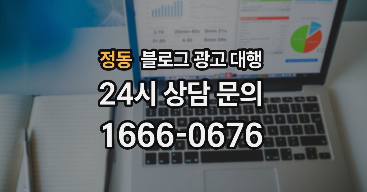정동 블로그 광고 대행