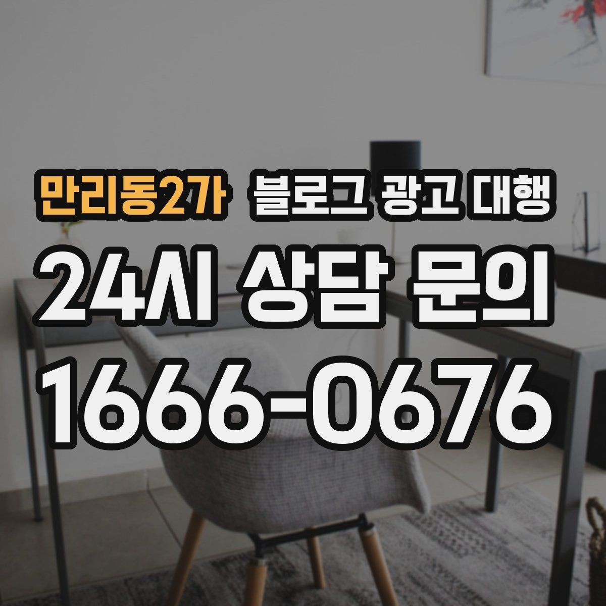 만리동2가 블로그 광고 대행 결과를 꾸준히 유지하는 운영 팁
