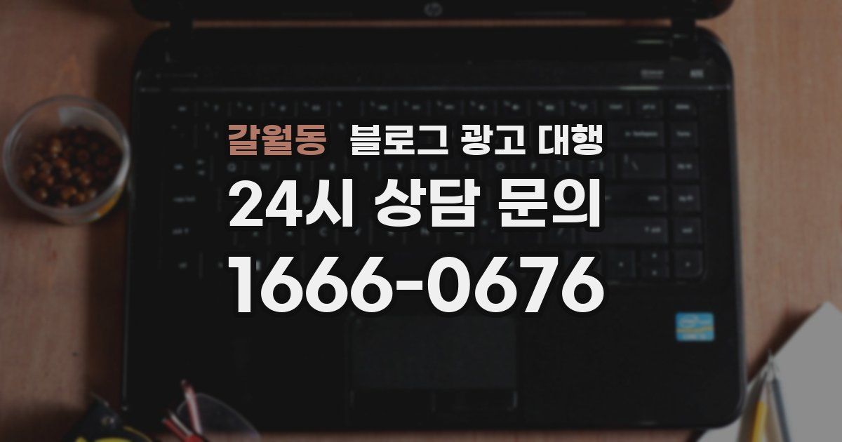 갈월동 블로그 광고 대행