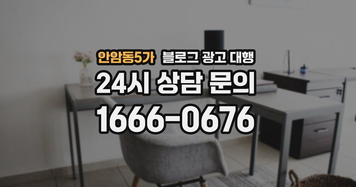 안암동5가 블로그 광고 대행