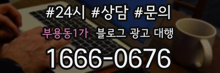 부용동1가 블로그 광고 대행