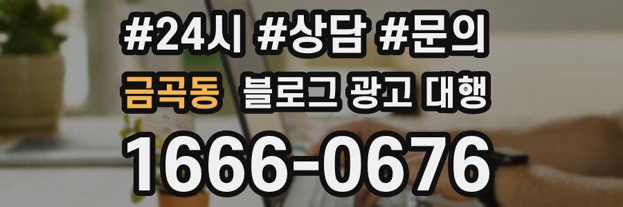 금곡동 블로그 광고 대행