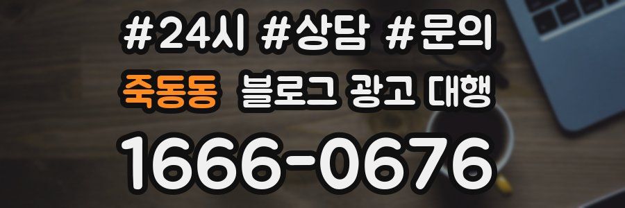 죽동동 블로그 광고 대행