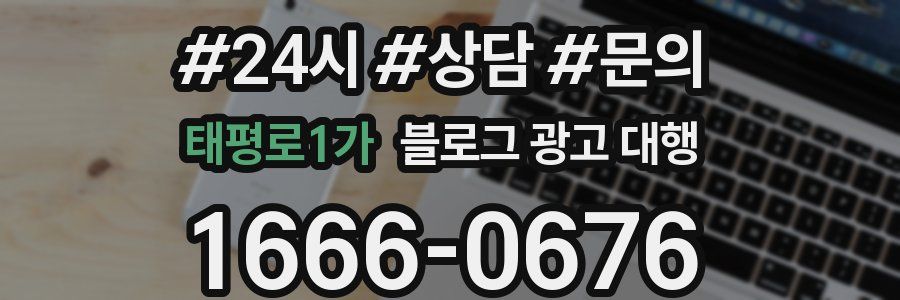 태평로1가 블로그 광고 대행