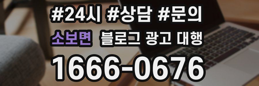 소보면 블로그 광고 대행