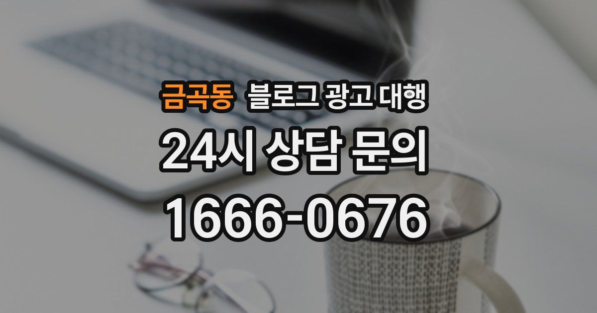 금곡동 블로그 광고 대행