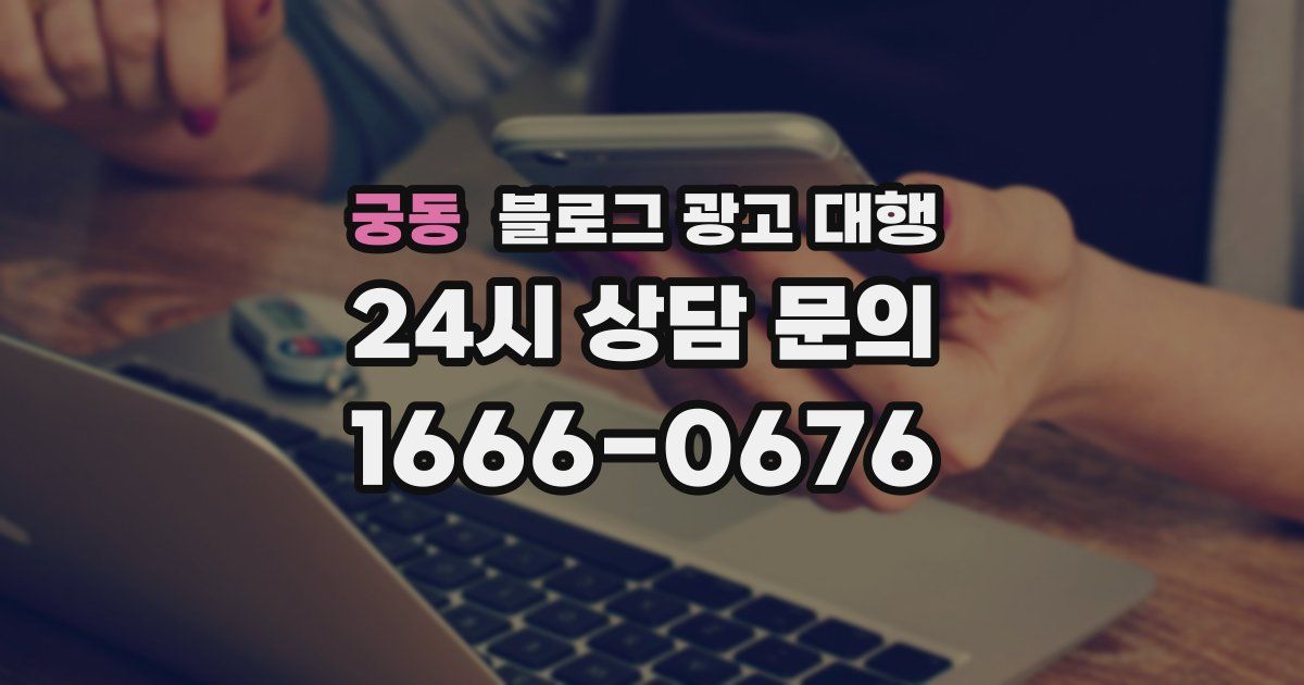 궁동 블로그 광고 대행