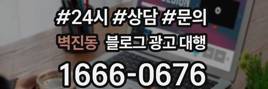 벽진동 블로그 광고 대행